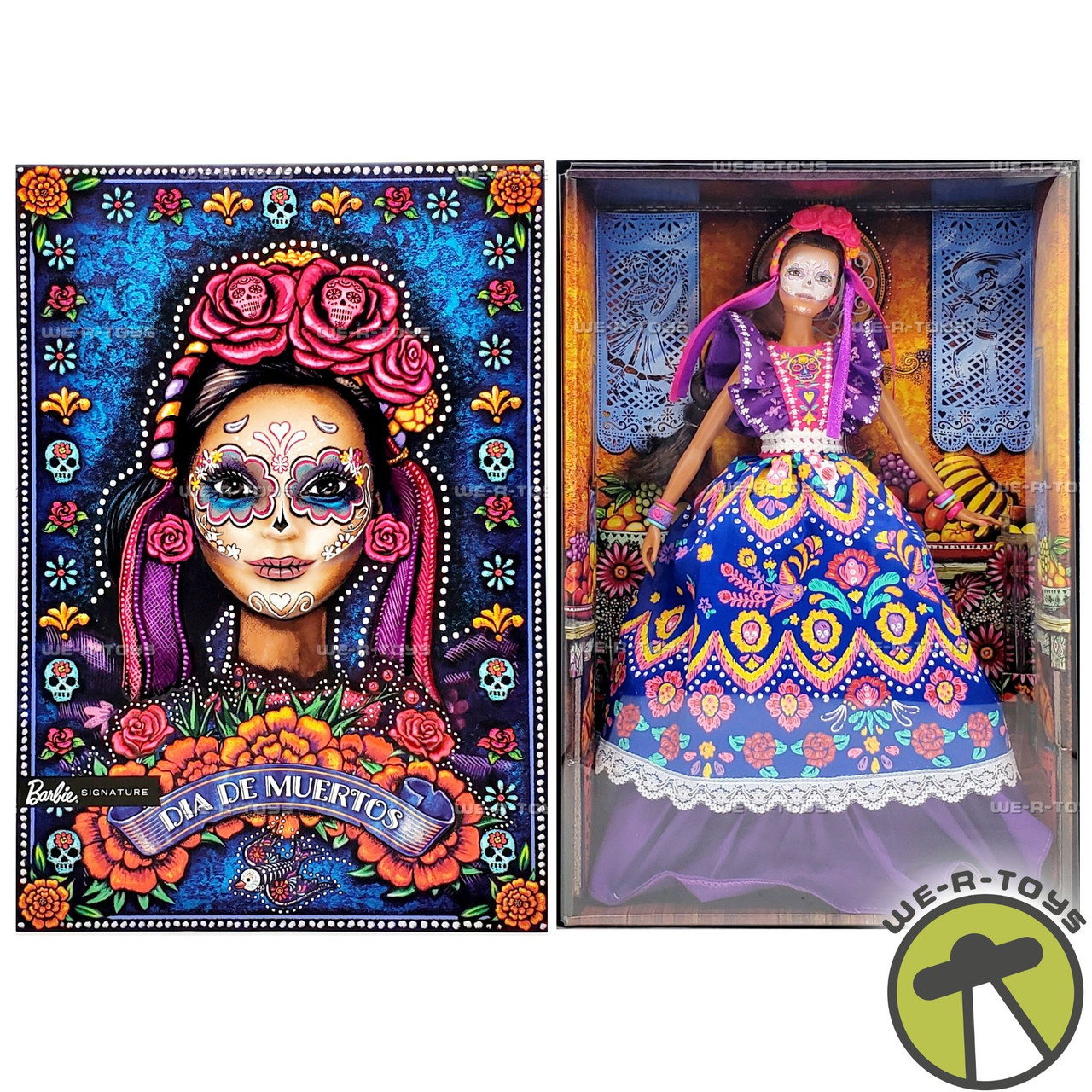 Barbie 2022 Dia De Muertos Doll Black Label Mattel HBY09 Barbie