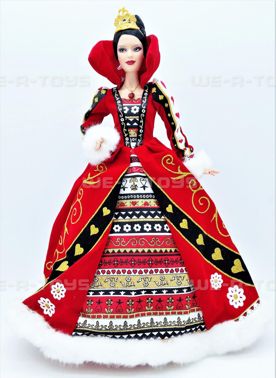 Alice in Wonderland Queen of Hearts Mad Hatter Barbie Collector Silver  Label Gem 27084510683