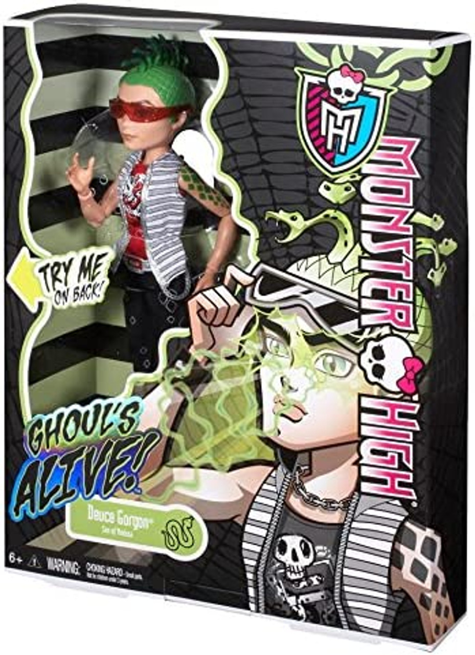 Monster High Deuce Gorgon Son of Medusa 