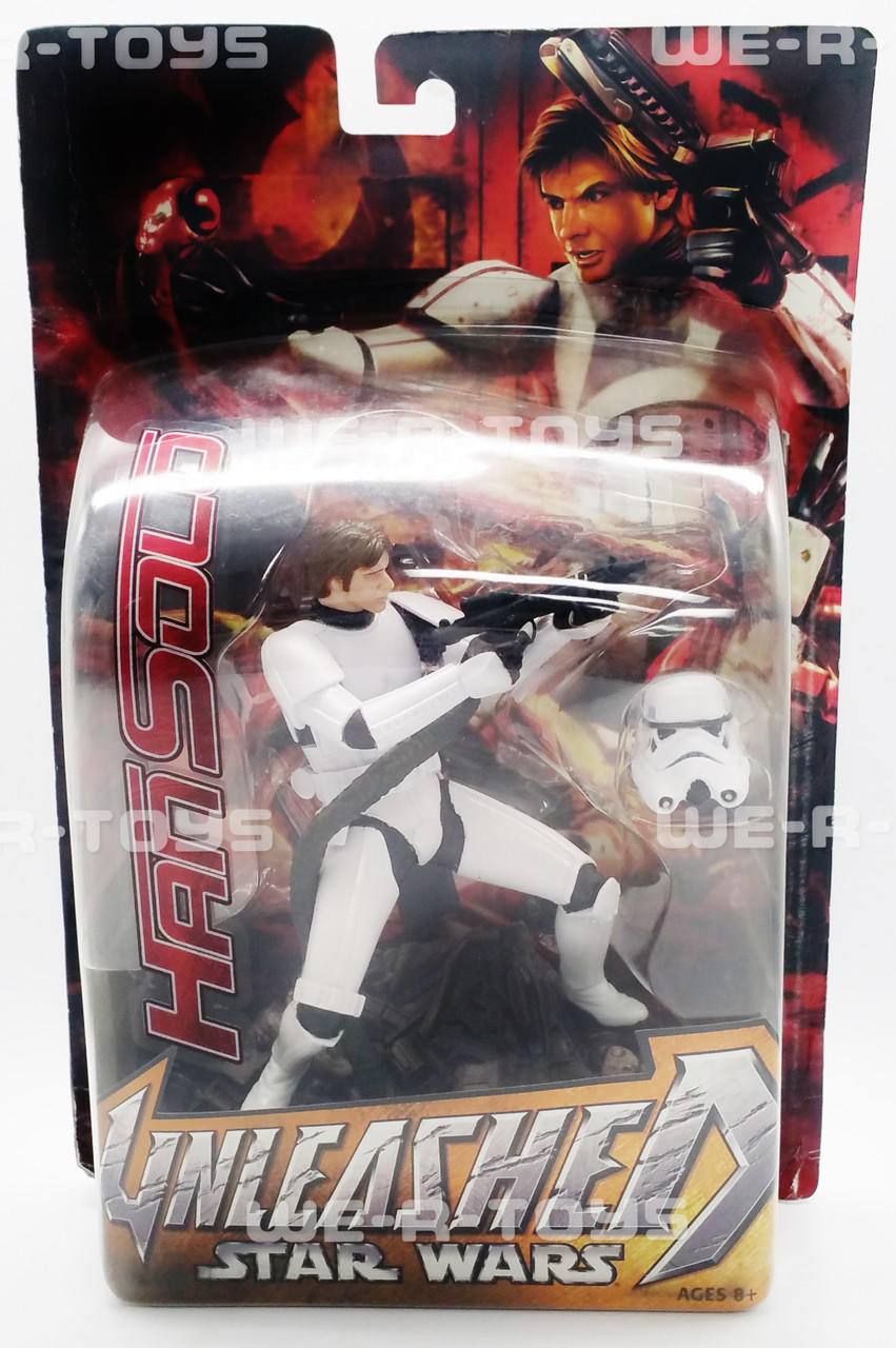 Figurine Star Wars Unleashed Han Solo Stormtrooper 2005 - Loose Complet, 16 Cm, PVC - Occasion