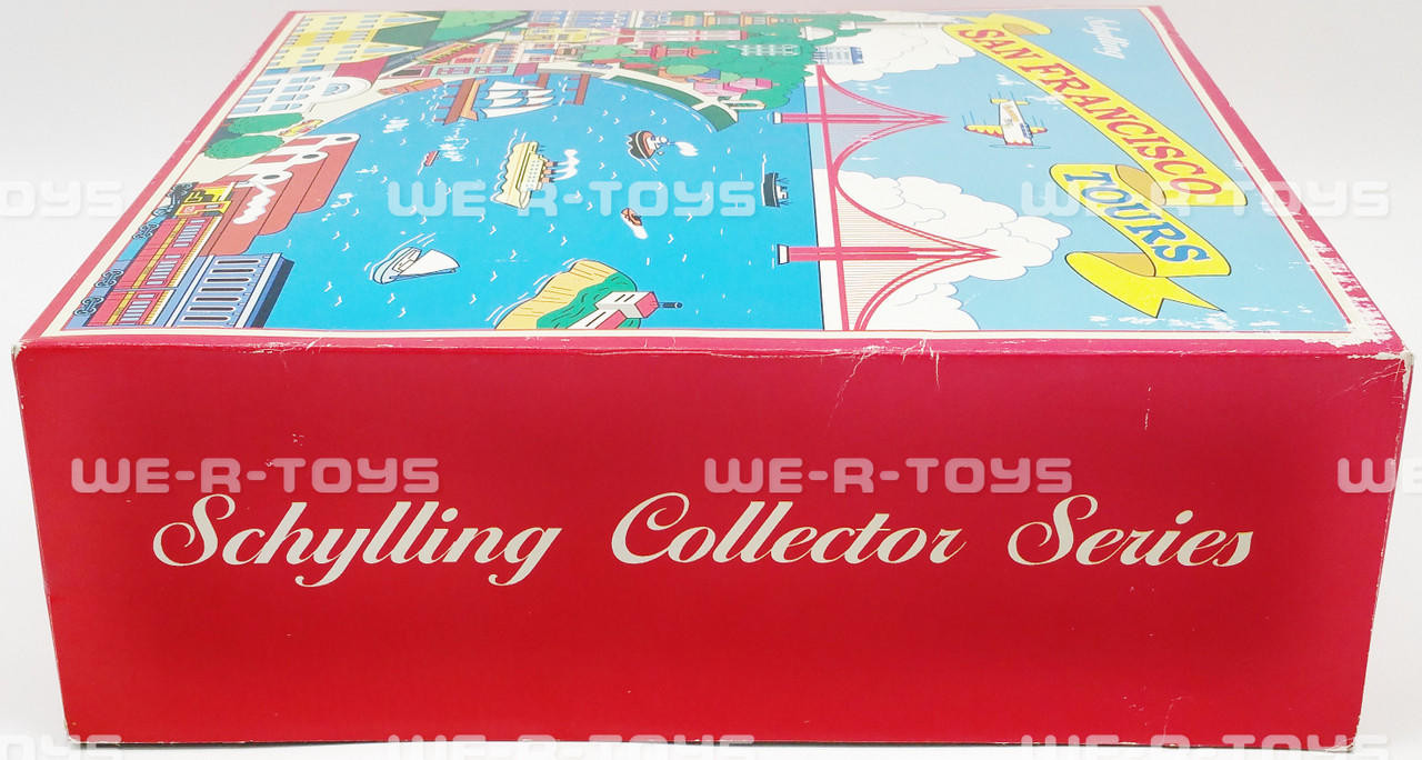 Schylling San Francisco Tours Musical Tin Toy With Box & COA