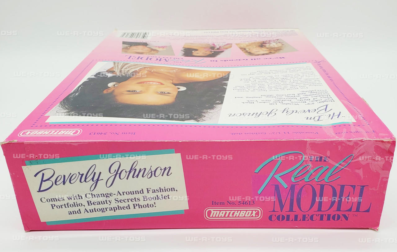 The Real Model Collection Beverly Johnson Doll 1989 Matchbox No