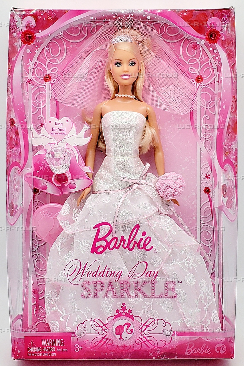 Barbie Wedding Day Sparkle Bride Doll Mattel N4970 - We-R-Toys