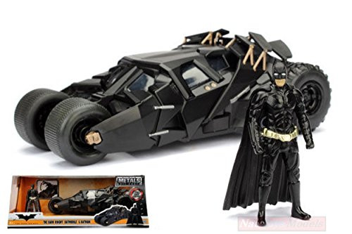 The Dark Knight Die-Cast Batmobile and Mini Batman Figure Jada