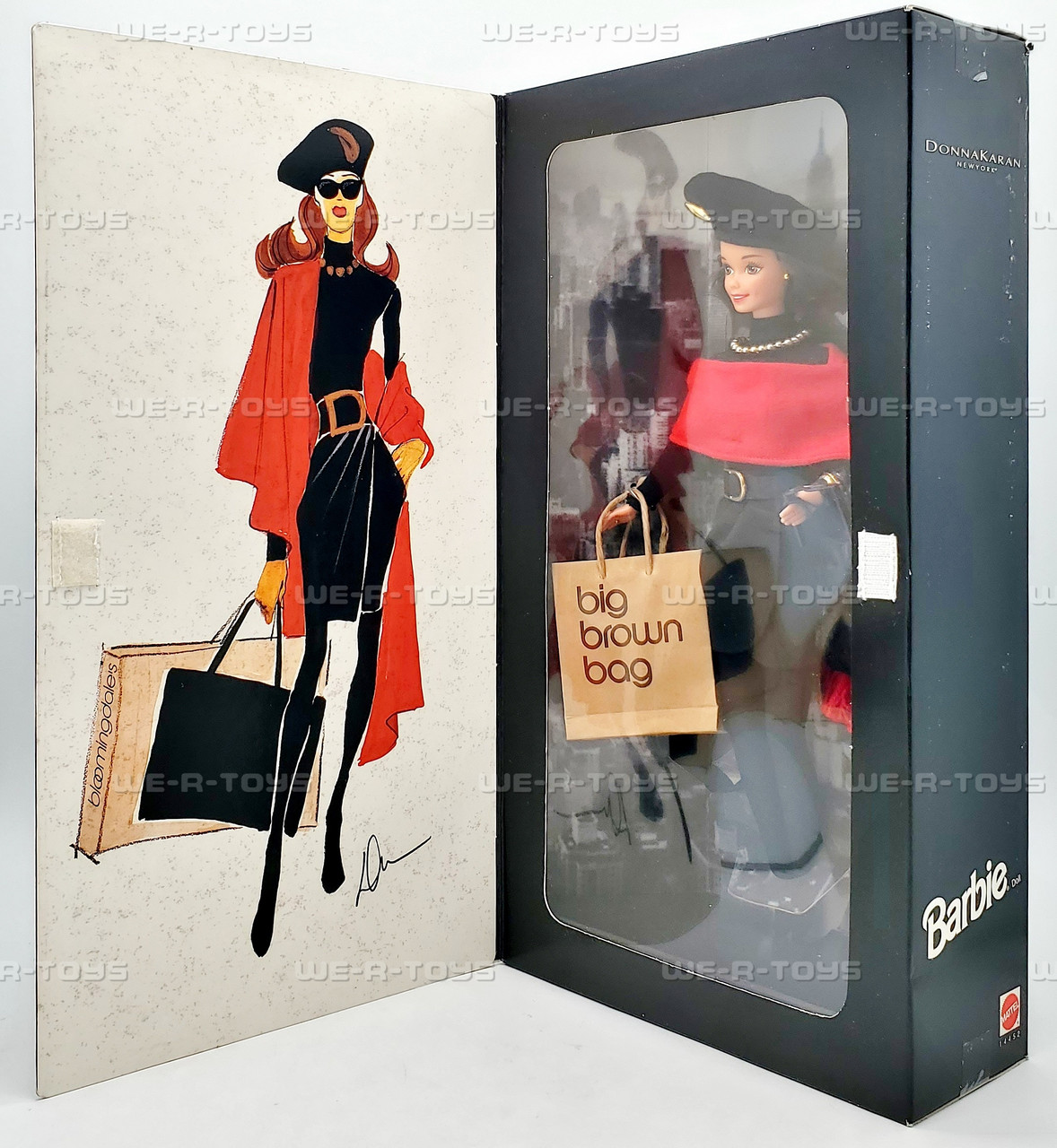 Donna Karan Brunette Barbie Doll New York Bloomingdale's 1995
