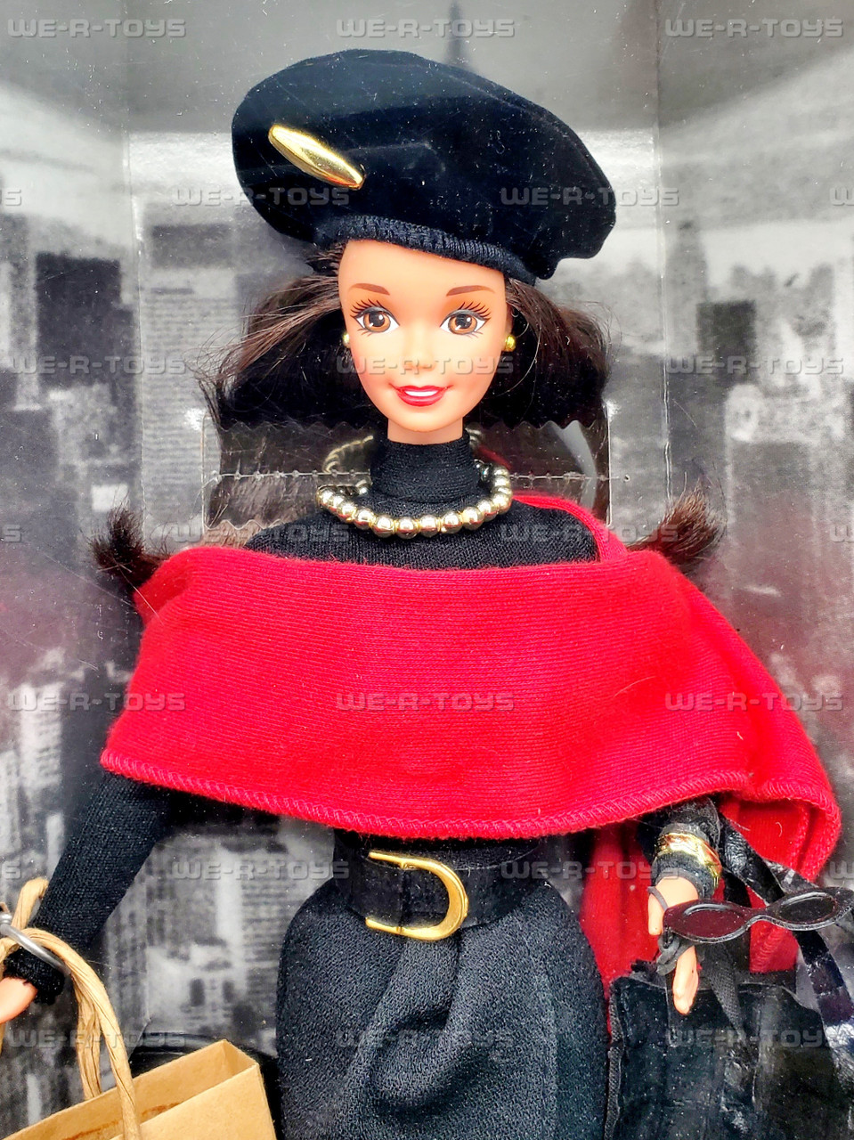 Donna Karan Brunette Barbie Doll New York Bloomingdale's 1995
