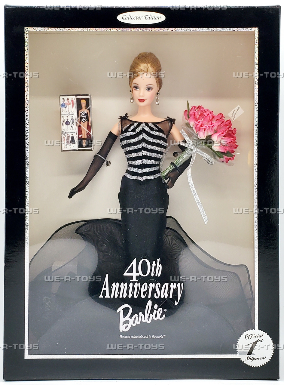 40th Anniversary Barbie Doll Collector Edition 1999 Mattel 21384