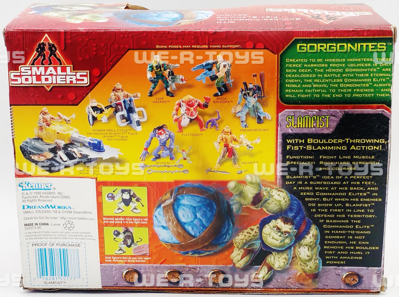 Small Soldiers Slamfist Action Figure Front Line Muscle Kenner