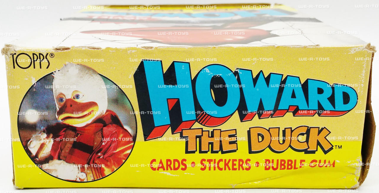 Marvel's Howard The Duck Trading Cards Stickers & Gum Box of 36 TOPPS 1986  NEW - We-R-Toys
