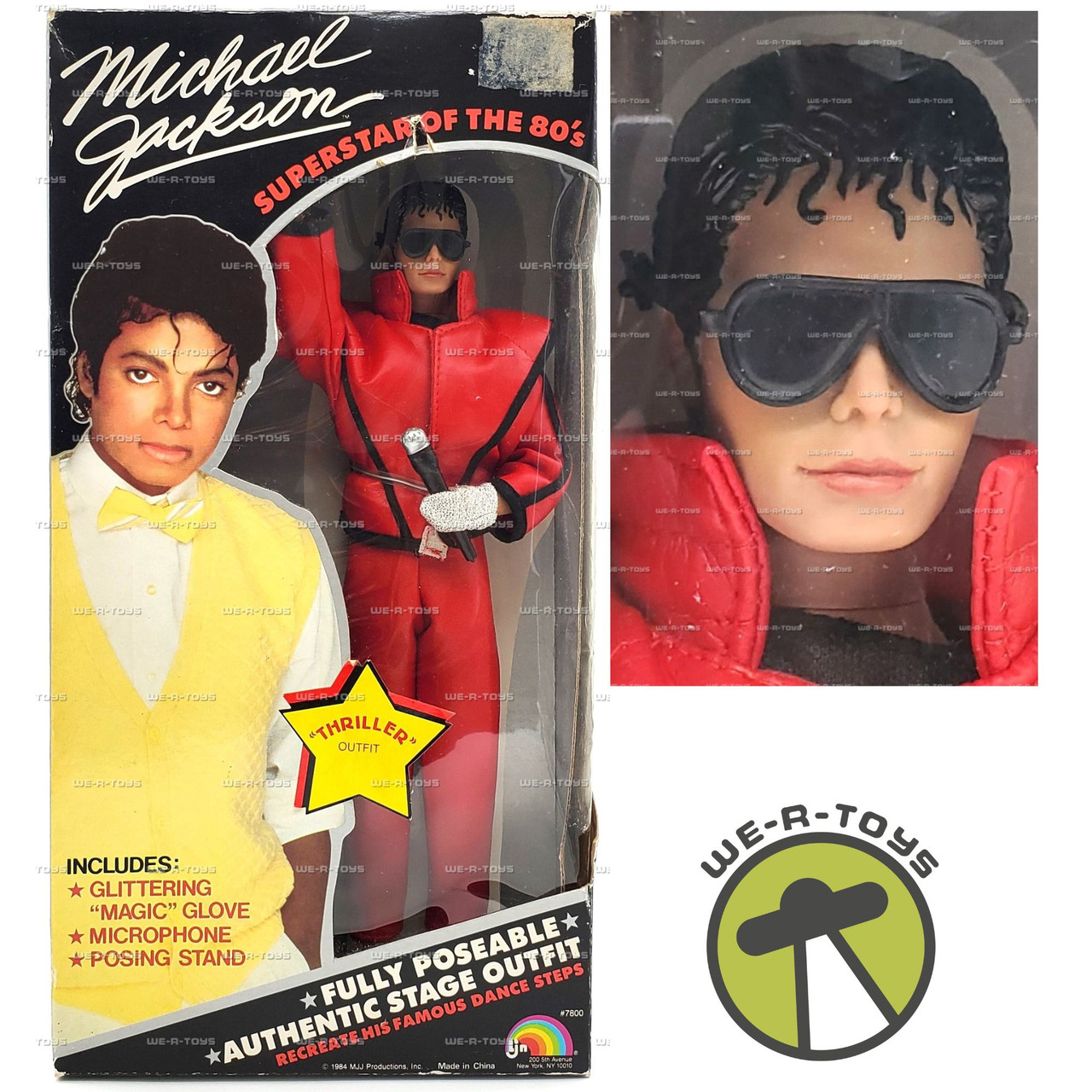 Michael Jackson Fully Poseable Figure Thriller Outfit 1984 LJN