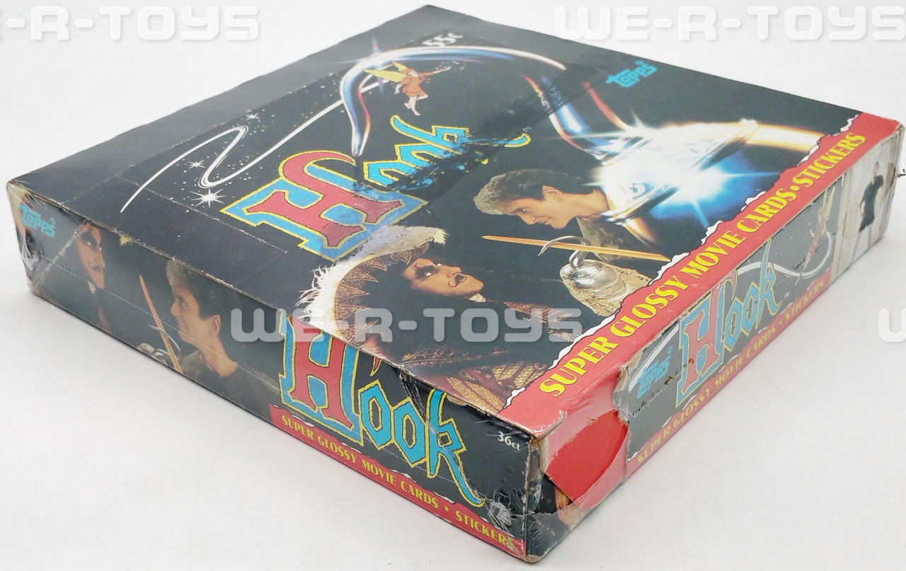 Hook Movie Trading Cards With Stickers Box of 36 Topps 1991 NEW