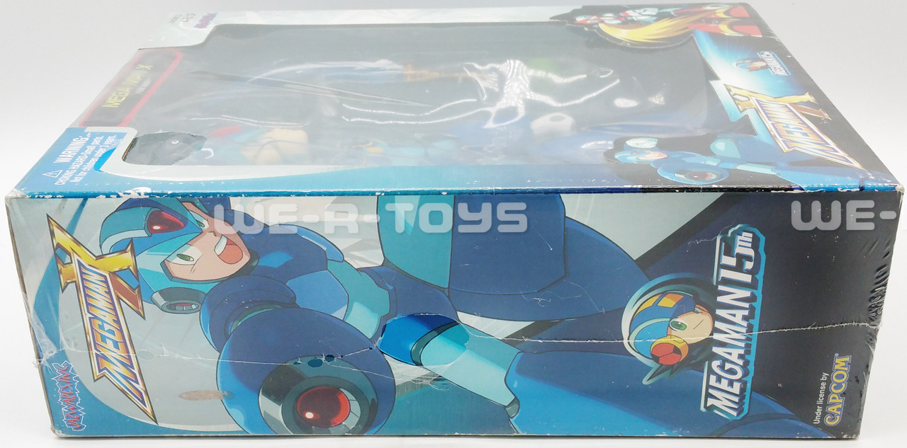 Mega Man X Action Figure 15th Anniversary Capcom Jazwares 2003 No