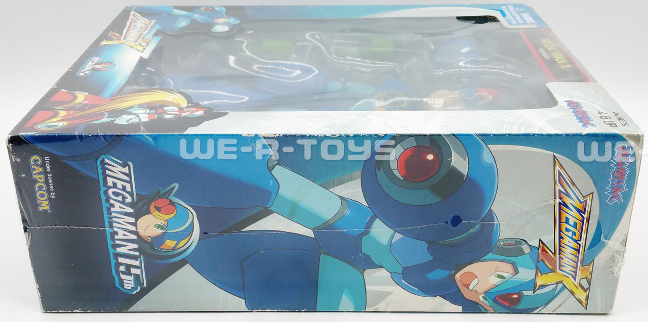 Mega Man X Action Figure 15th Anniversary Capcom Jazwares 2003 No