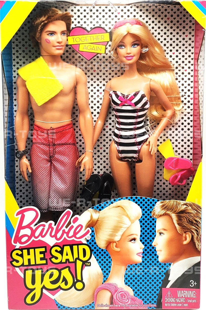 【新品レア】BARBIE バービー&ケン SHE SAID YES！ 2010年 She Said Yes Barbie and Ken 2 Doll Giftset 2010 Mattel T7431