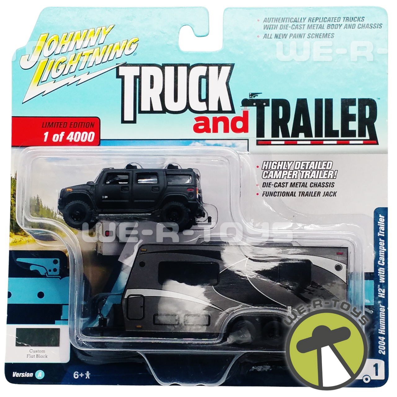 Johnny Lightning 2004 Hummer H2 W/ Camper Trailer Vehicle Set 2018