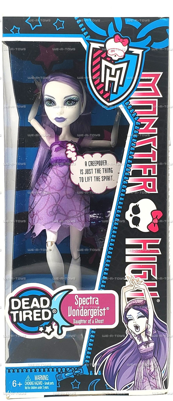 Monster High Dead Tired Spectra Vondergeist Doll 2012 Mattel