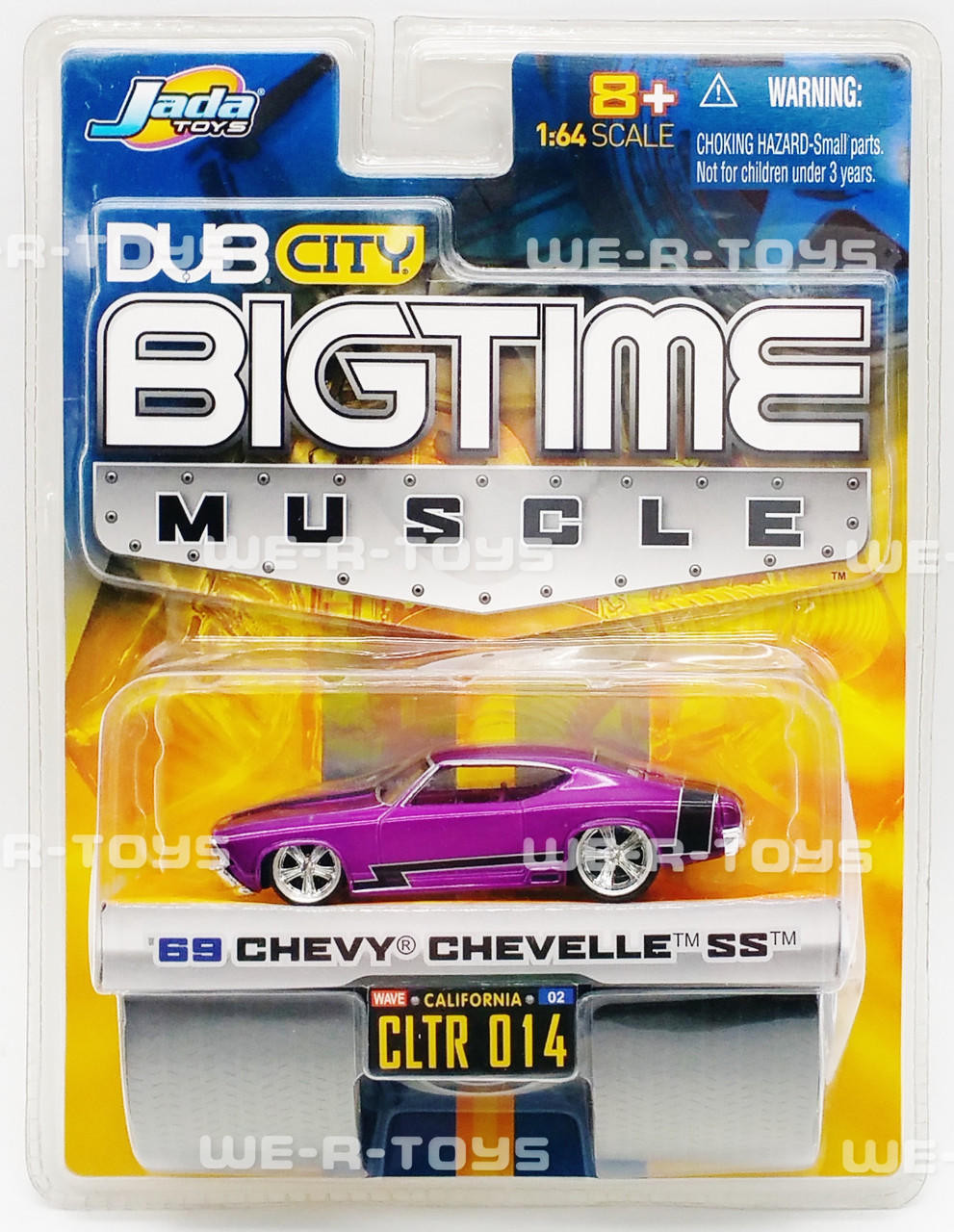 Dub City Bigtime Muscle Purple '69 Chevy Chevelle SS Vehicle Jada