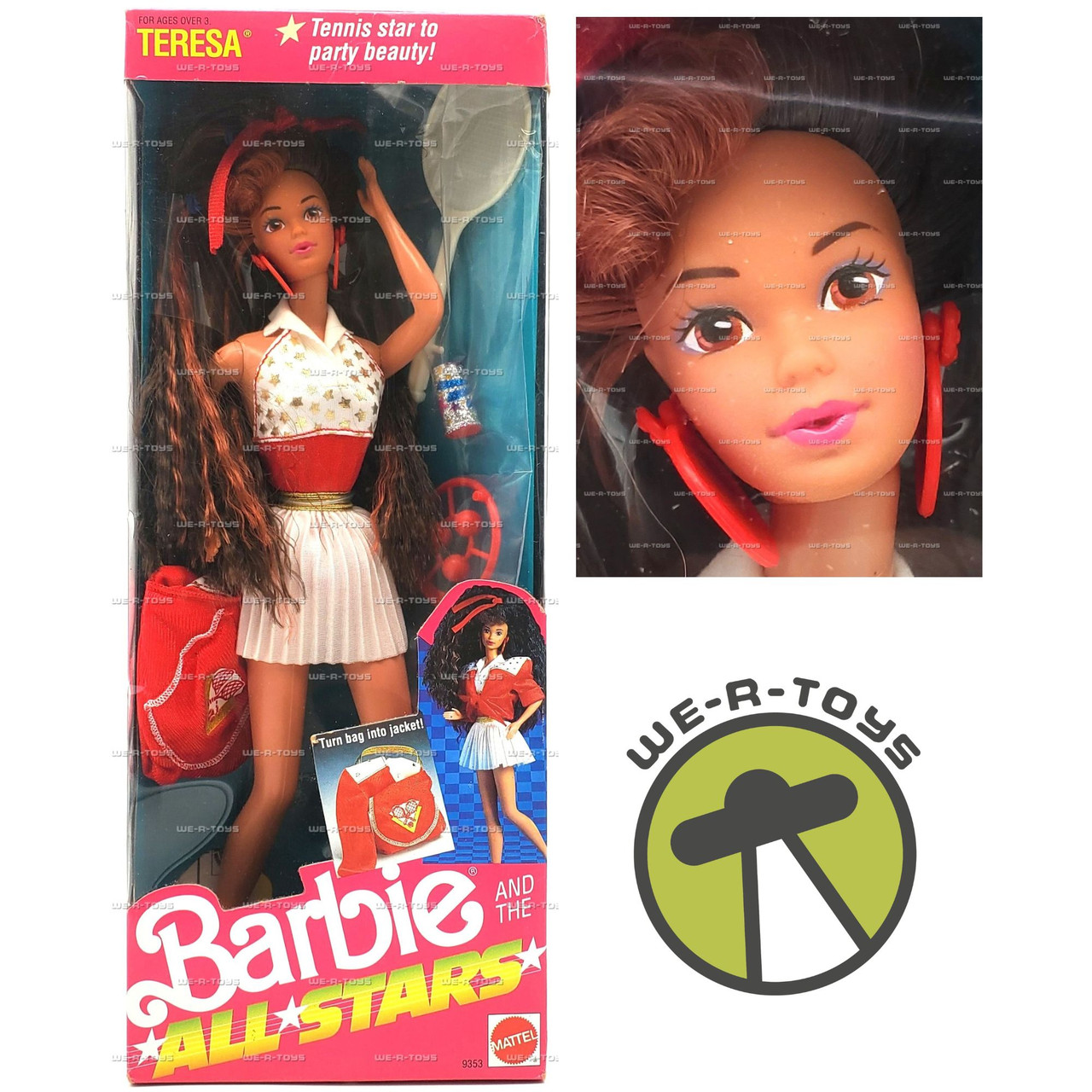 Barbie and the All Stars Teresa Doll Tennis Star to Party Beauty - Main Image