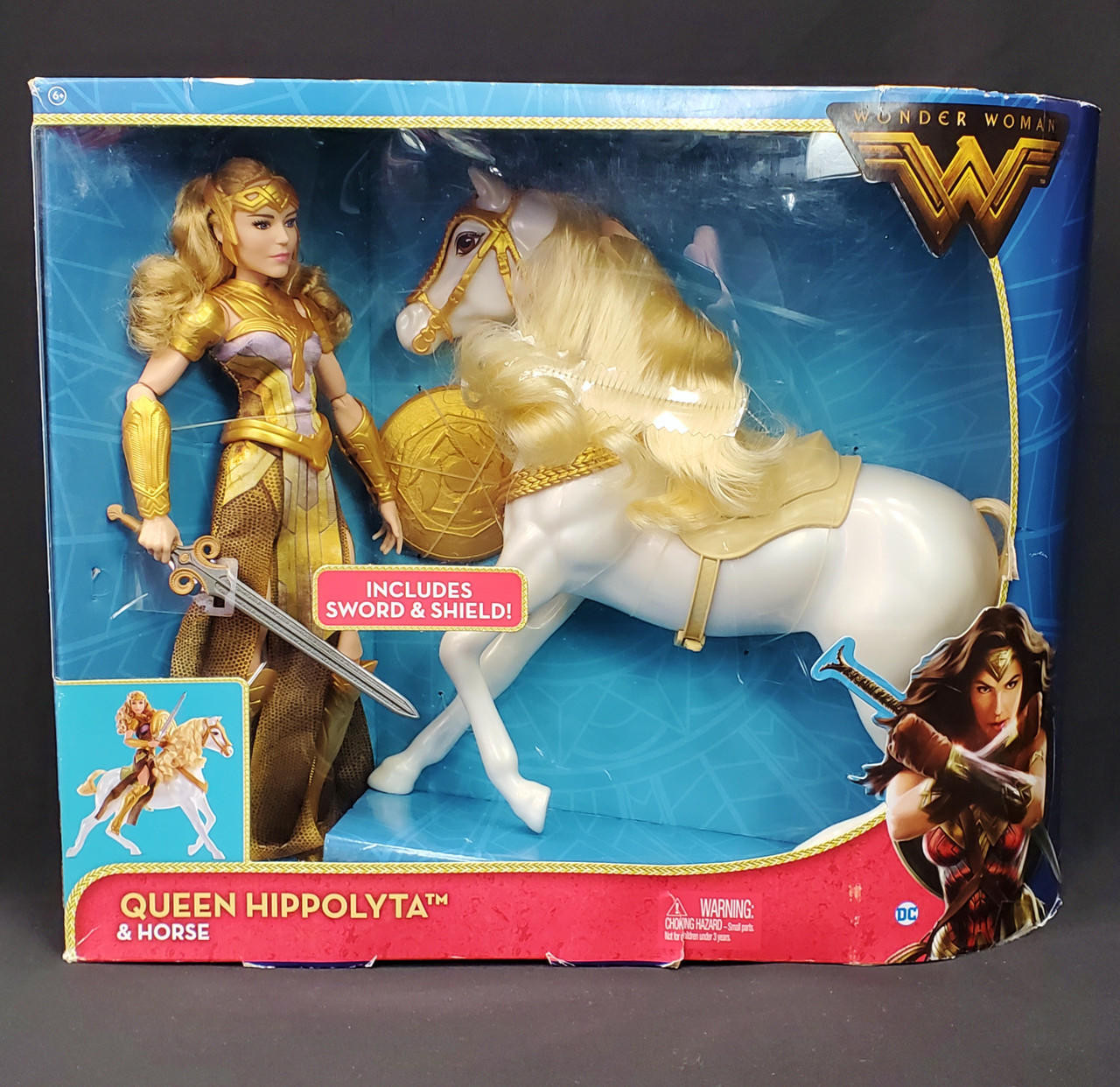 DC Wonder Woman Queen Hippolyta & Horse Action Figure 2016 Mattel No. FDF45  NRFB