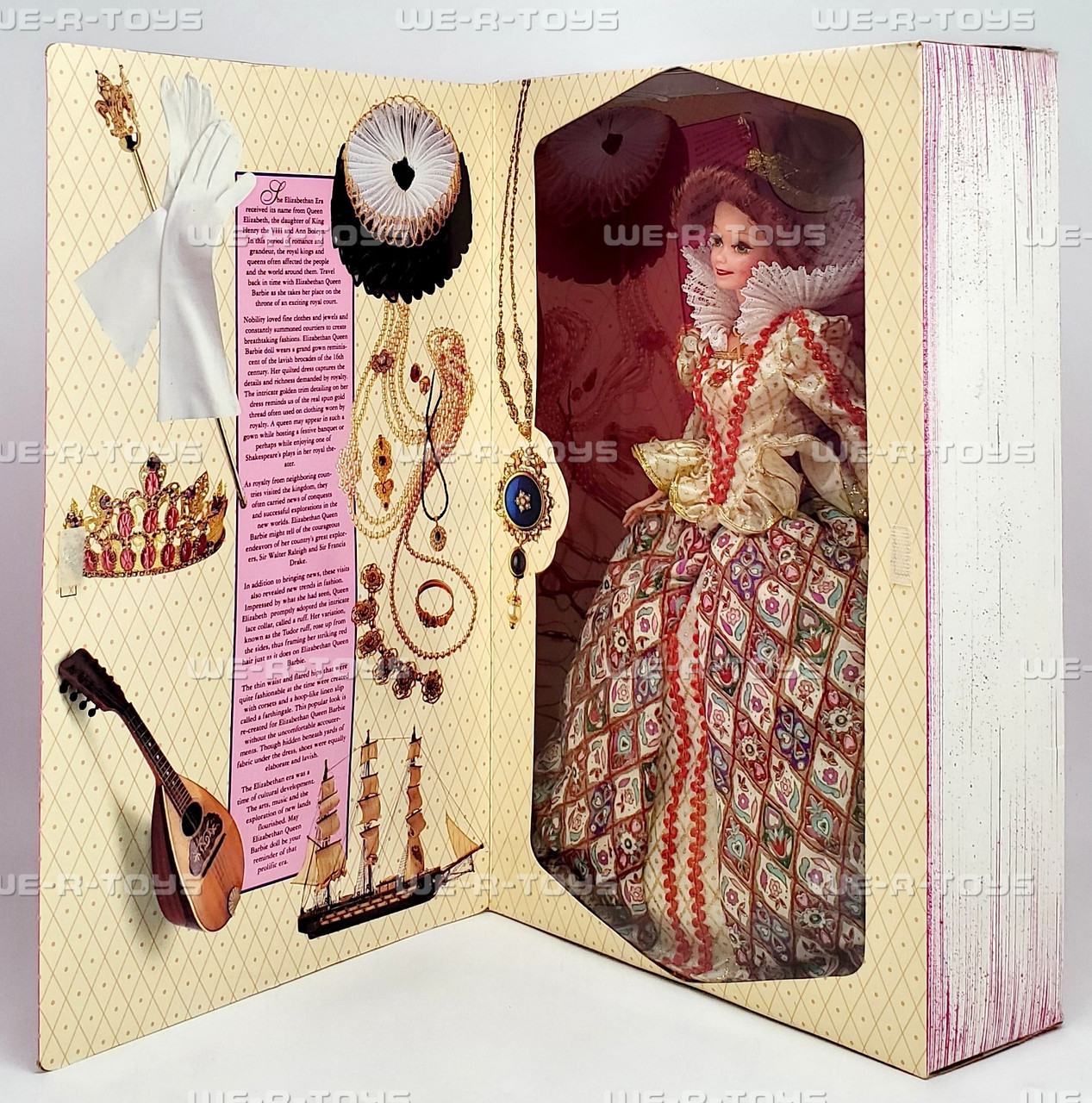 エリザベスアニバーサリー Elizabethan Queen Barbie Doll The Great Eras Collection 1994