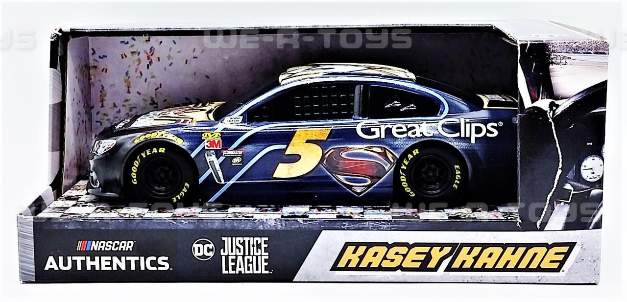 NASCAR Authentics Kasey Kahne 5 Justice League Great Clips Vehicle 2017 NRFB