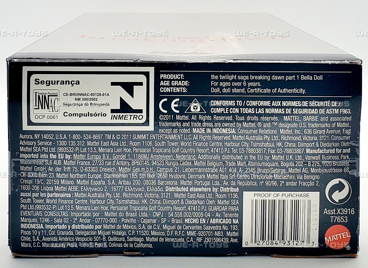 Barbie as Bella in The Twilight Saga Breaking Dawn Part 1 Pink