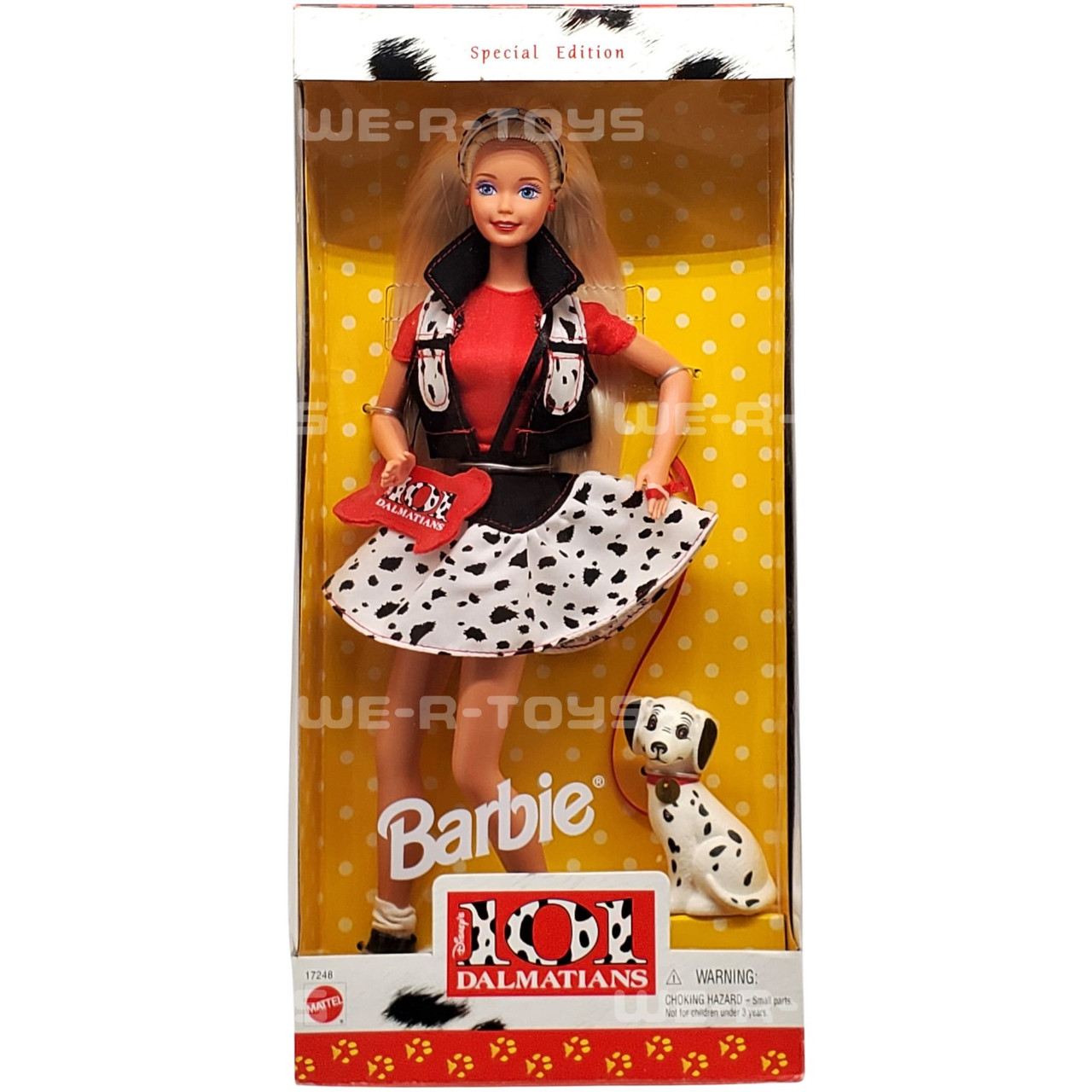 Disney 101 Dalmatians Barbie Special Edition Doll 1997 Mattel 17248