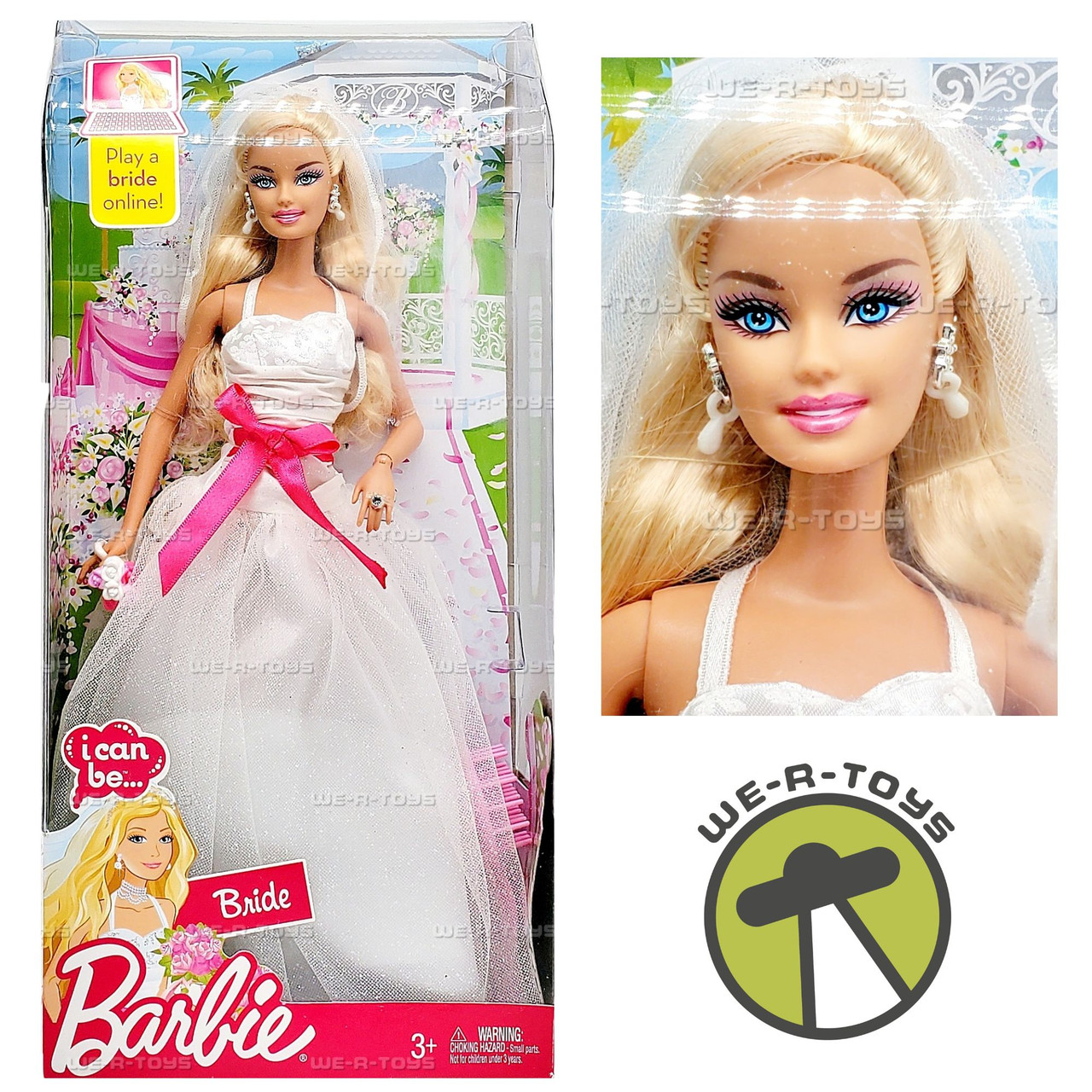 Barbie I Can Be Bride Doll 2009 Mattel R4227 - We-R-Toys