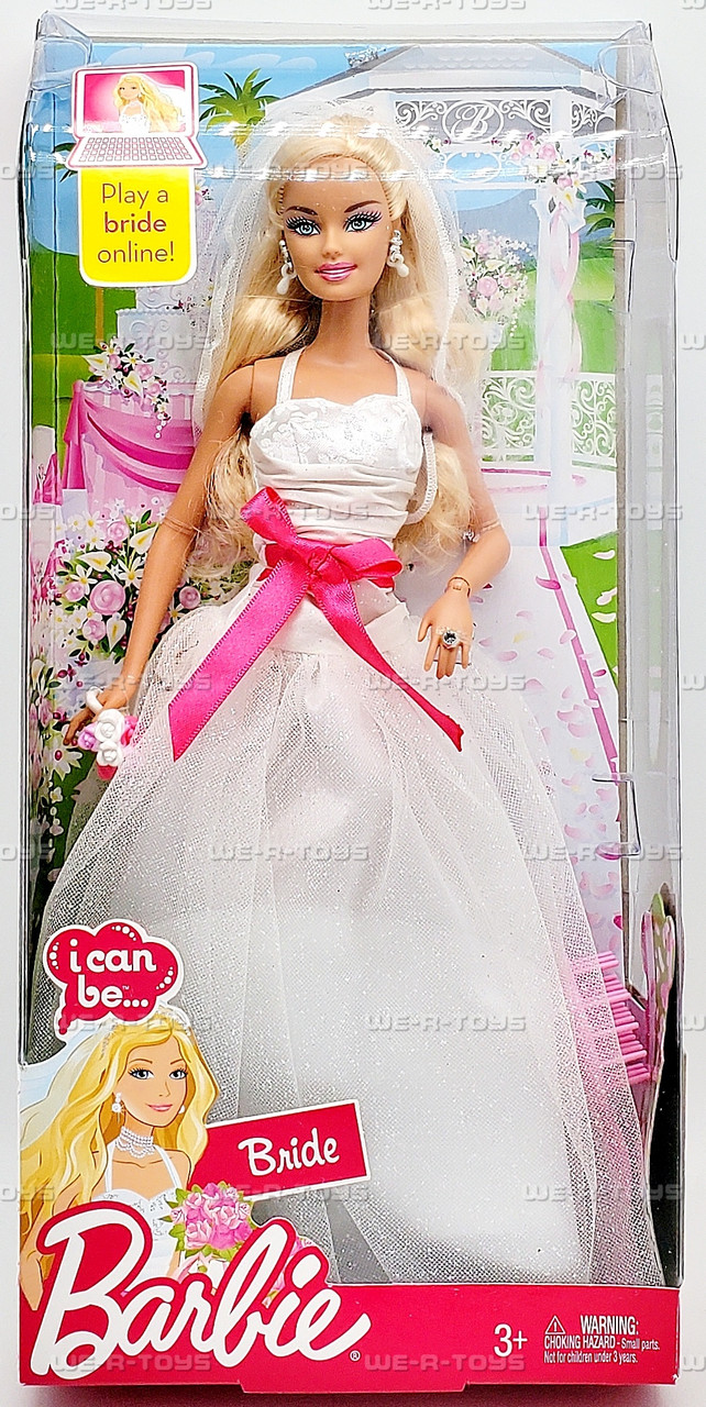 Barbie I Can Be Bride Doll 2009 Mattel R4227 - We-R-Toys