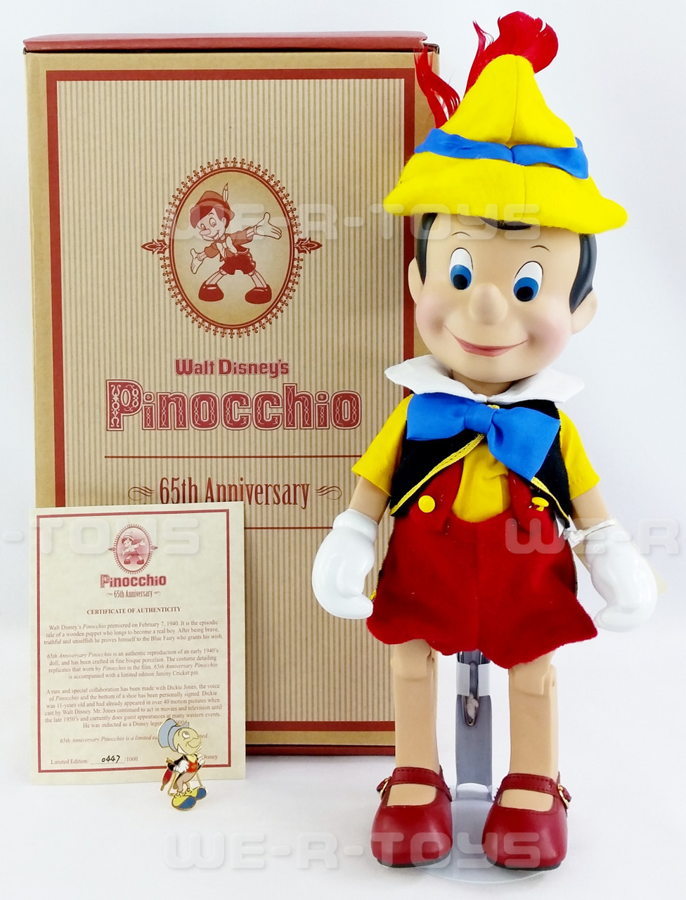 walt disney pinocchio doll