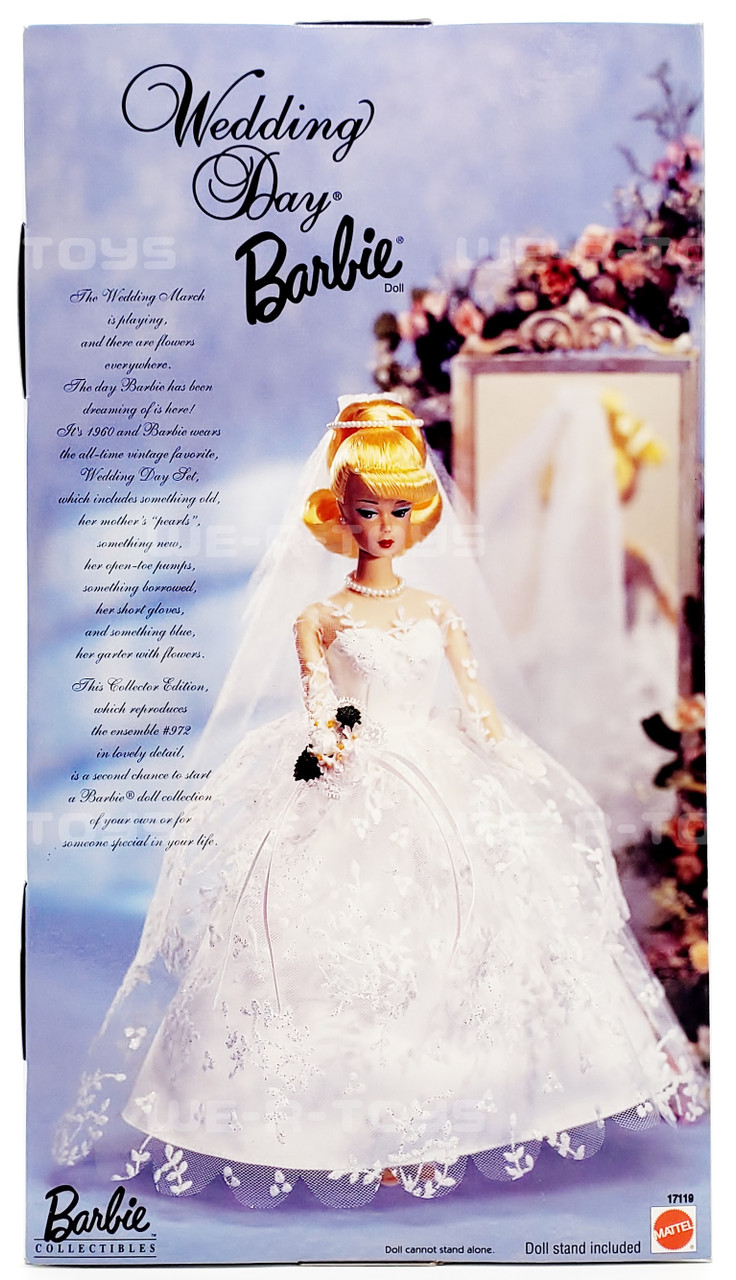 Wedding Day Barbie 1960 Fashion and Doll Reproduction Blonde 1996 Mattel 17119 Wedding Day Barbie 1960 Fashion and Doll Reproduction Blonde 1996 Mattel 17119
