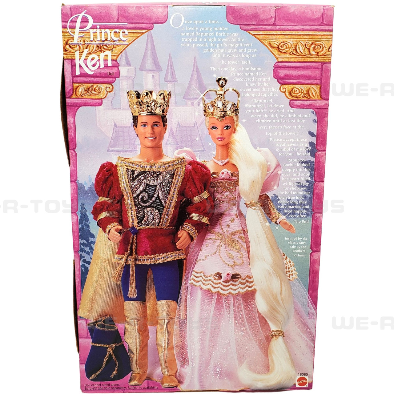 Barbie Rapunzel Prince Ken Doll 1997 Mattel 18080