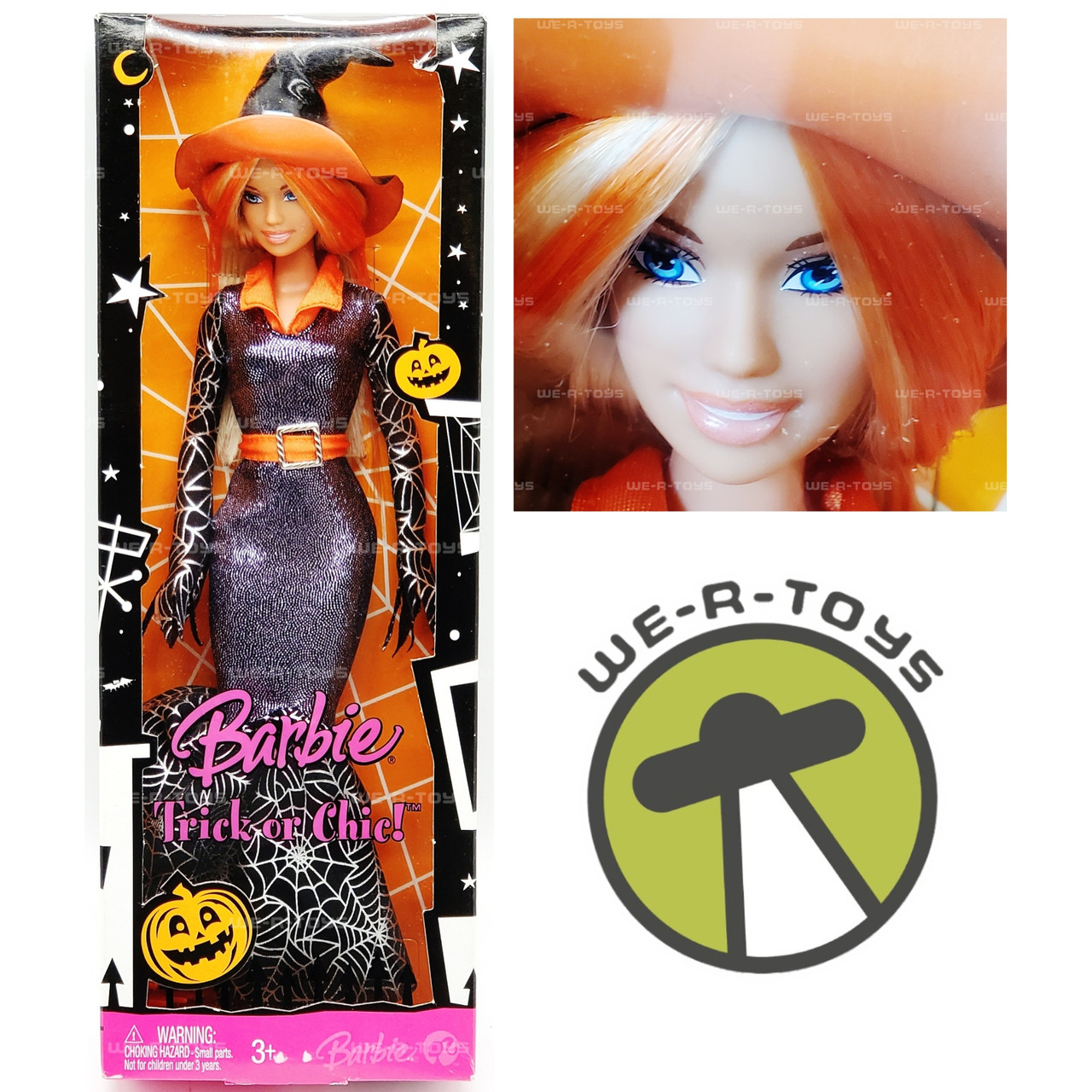 Trick or Chic! Barbie Halloween Doll 2008 Mattel No. M3539 NRFB