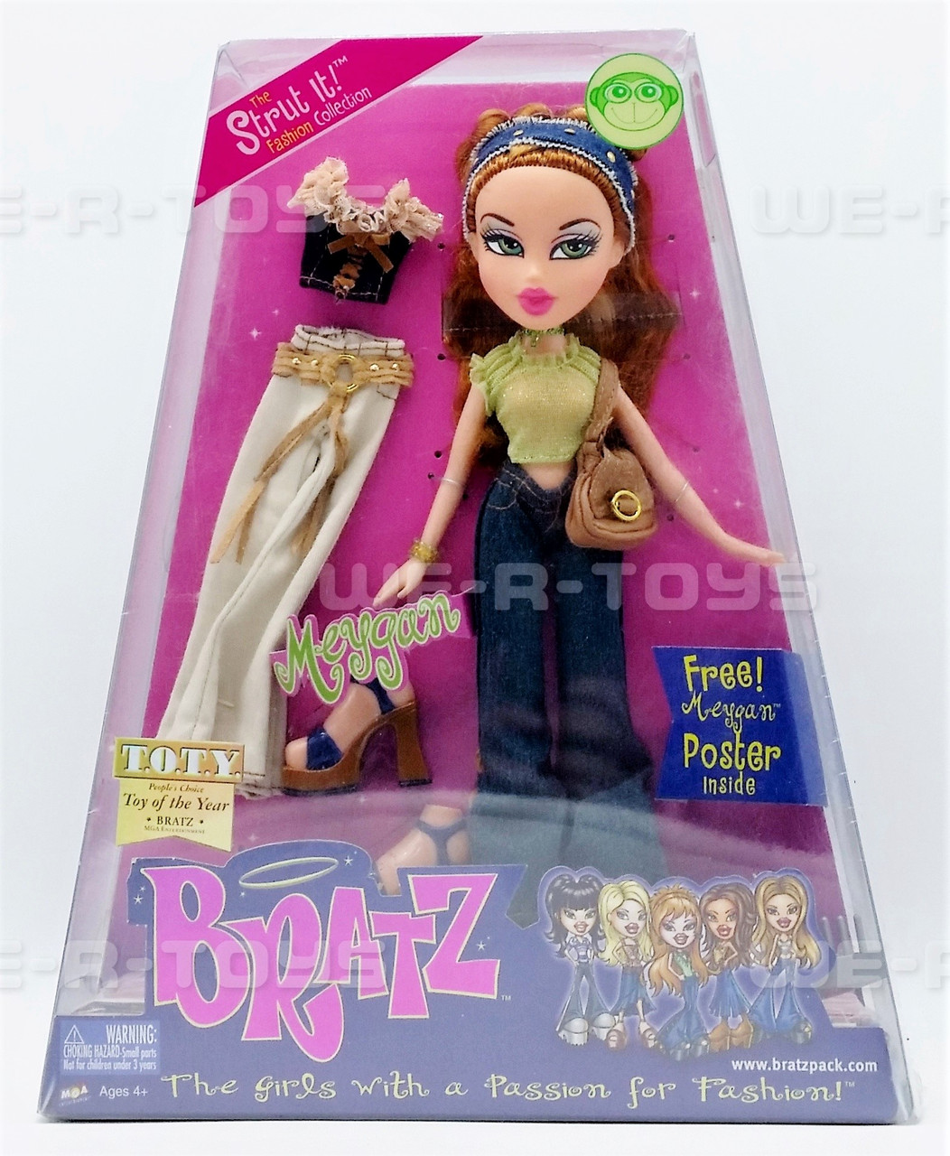 Bratz Strut It Fashion Collection Meygan Doll 2002 MGA 257257 NRFP