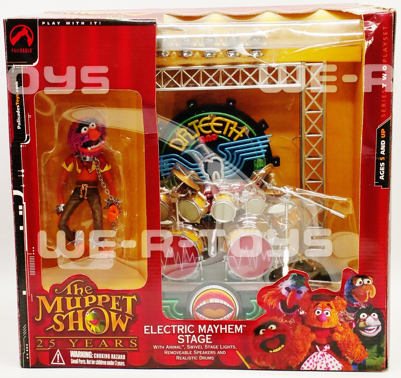 マペットショー★アニマルとエレクトリックメイヘムステージセット The Muppets Show 25 years Electric Mayhem Stage With Animal Figure