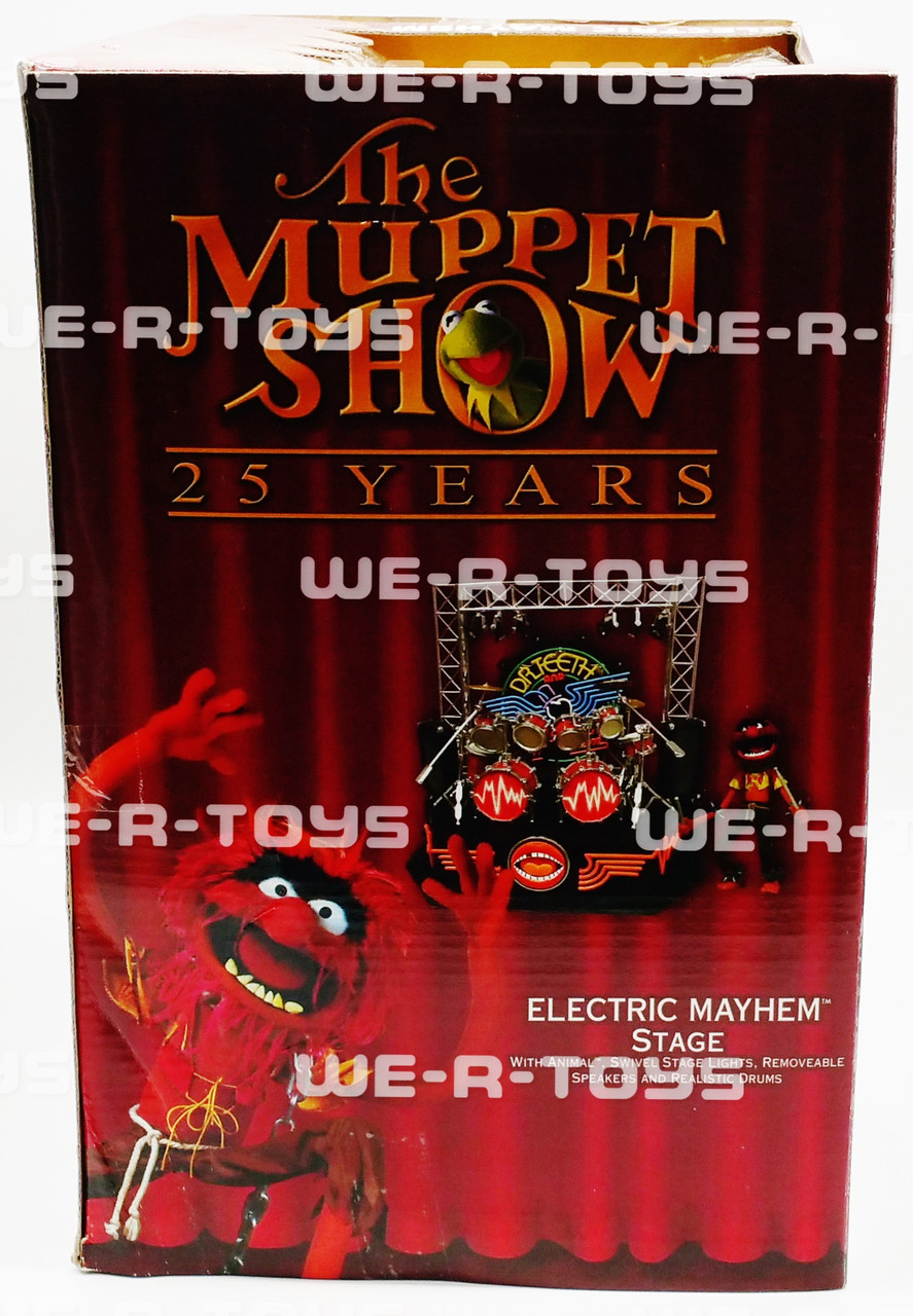 The Muppets Show 25 years Electric Mayhem Stage With Animal Figure