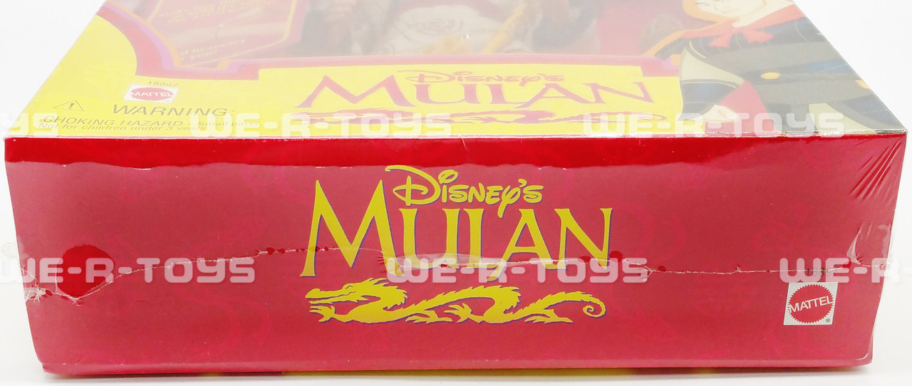 Disney Secret Hero Mulan Doll 1997 Mattel 18896 - We-R-Toys