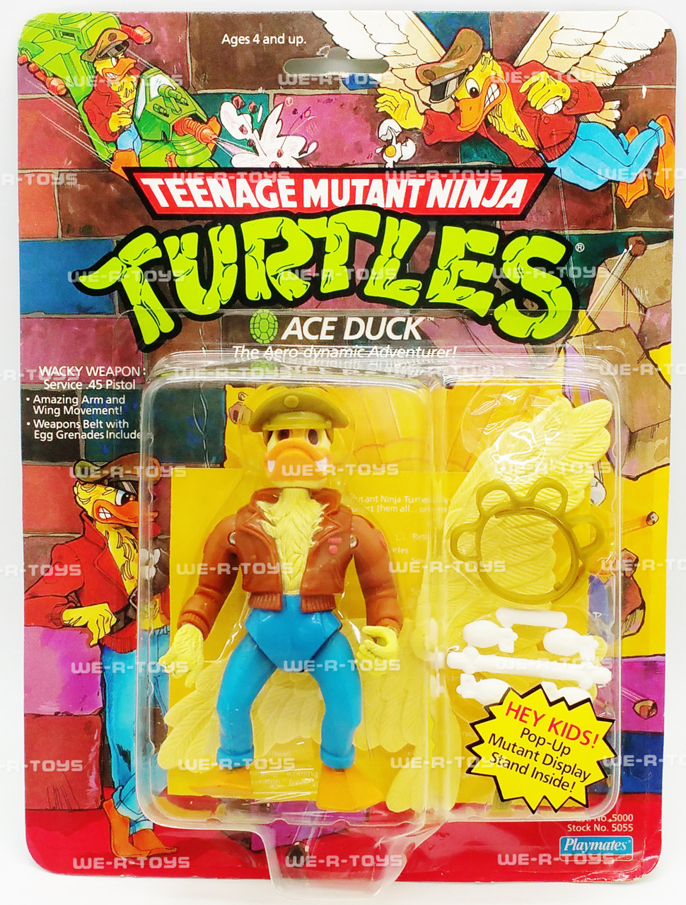 Teenage Mutant Ninja Turtles Ace Duck Action Figure Playmates 1988 No. 5055  NRFP