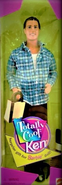 Totally Cool Ken Doll with Surprise Gift for Barbie 1997 Mattel 19209