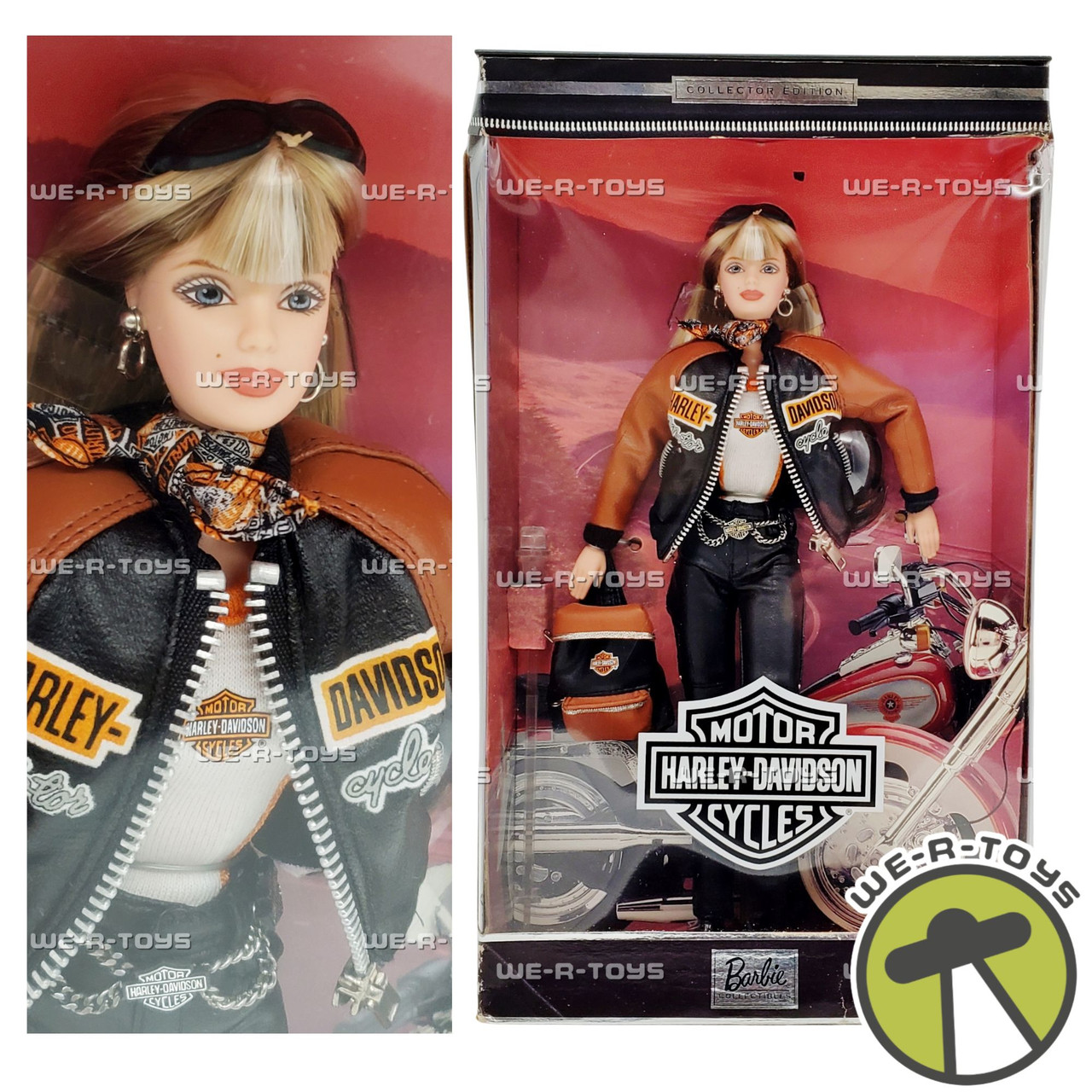 Harley Davidson Barbie Doll #4 Blonde 1999 Mattel No. 25637 NRFB