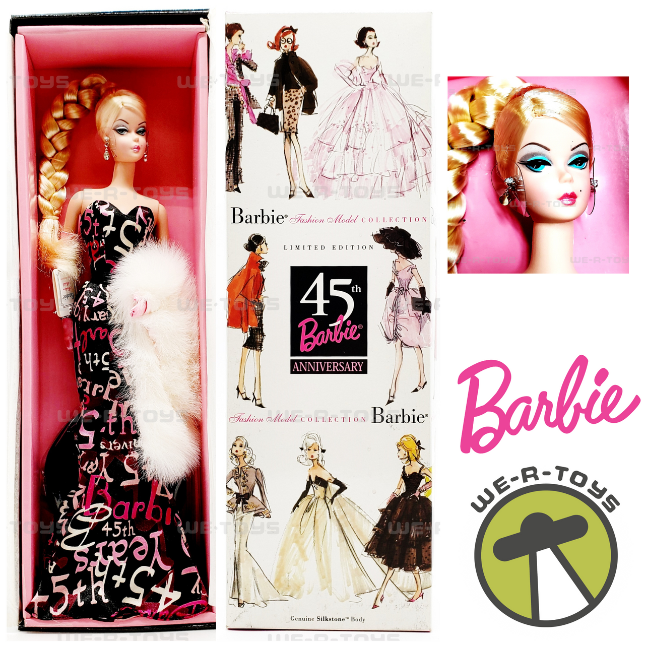 45th Anniversary Barbie Genuine Silkstone Doll BFMC 2003 Mattel B8955