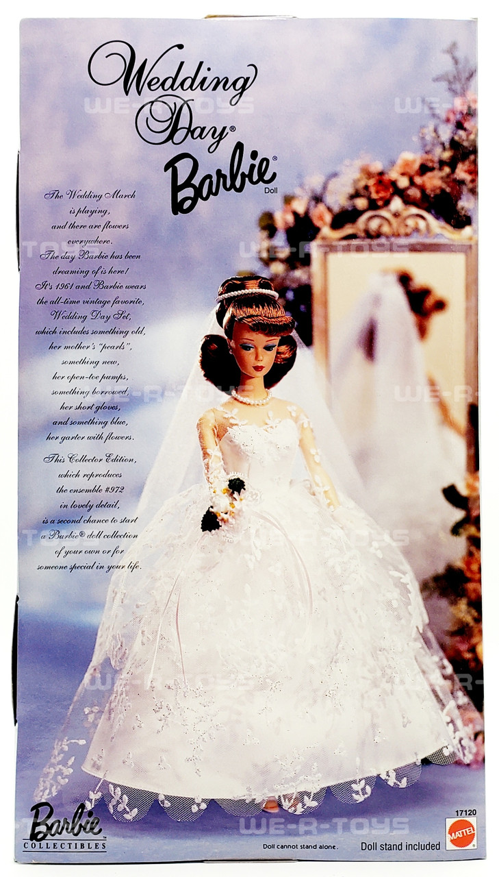 Barbie Wedding Day Redhead Reproduction of the Original 1961 Doll Mattel  17120