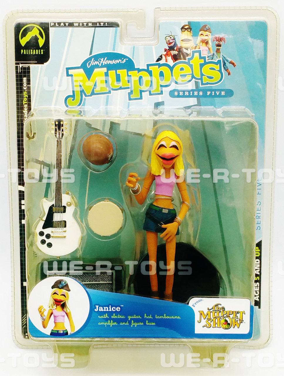 Diamond Select Toys - The Muppets: Floyd Pepper & Janice - Action Figure 2-Pack, Serie 3, Multicolore