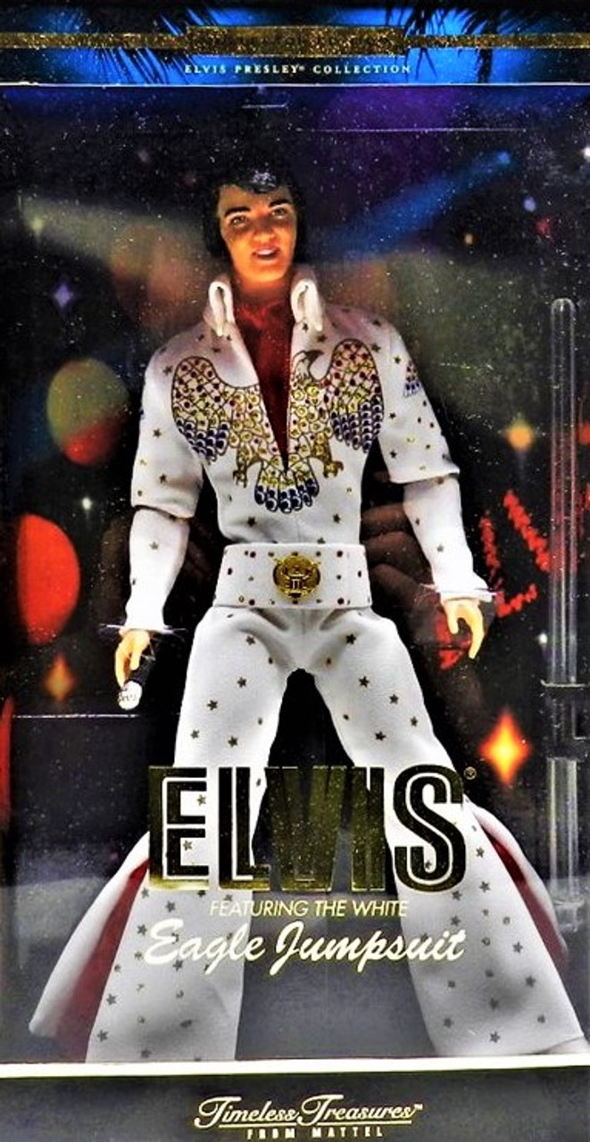 Timeless Treasures Elvis Presley White Eagle Jumpsuit Doll 2000