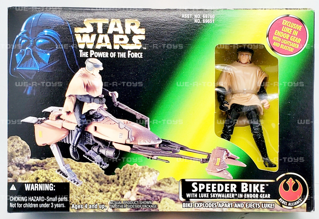 Star Wars The Power of the Force Speeder Bike with Luke Skywalker