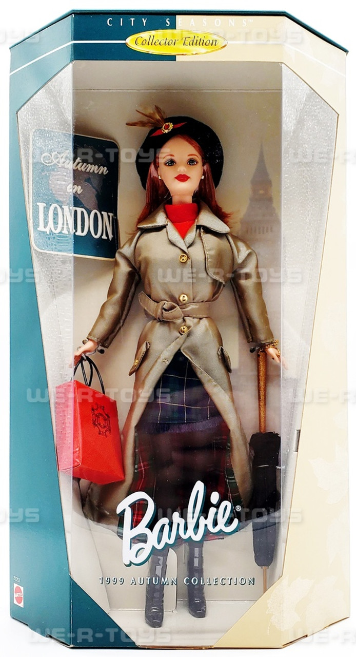 Autumn in London Barbie Doll City Seasons Collector Edition 1999