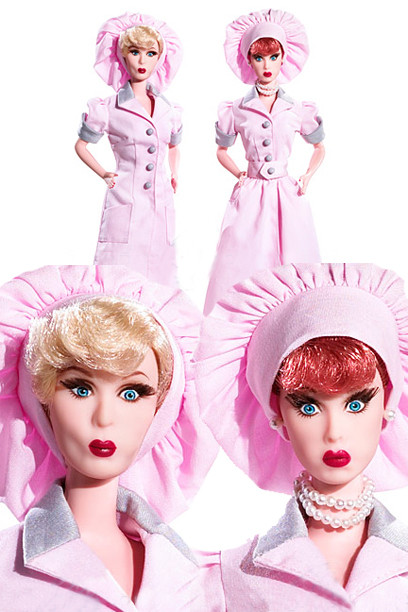Barbie Pink Label Lucy Ethel Dolls I Love Lucy Job Switching