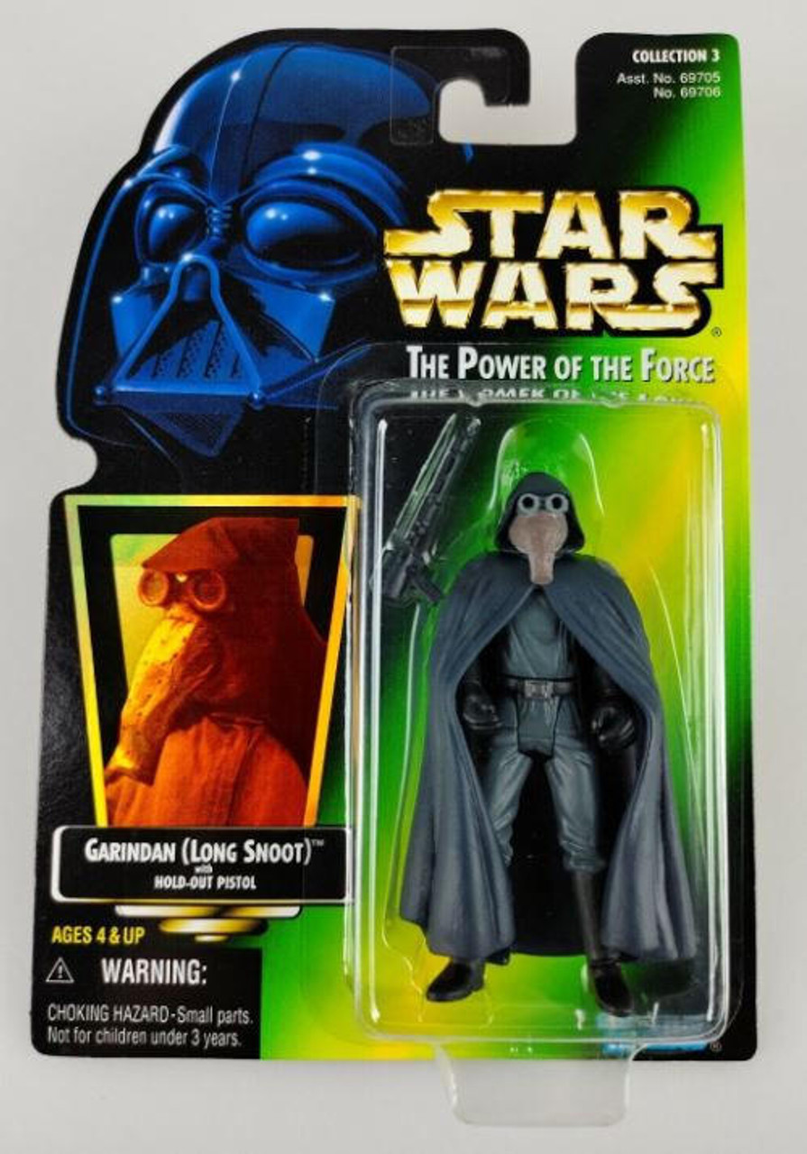 Star Wars The Power of the Force Garindan (Long Snoot) Action Figure 1997  Kenner