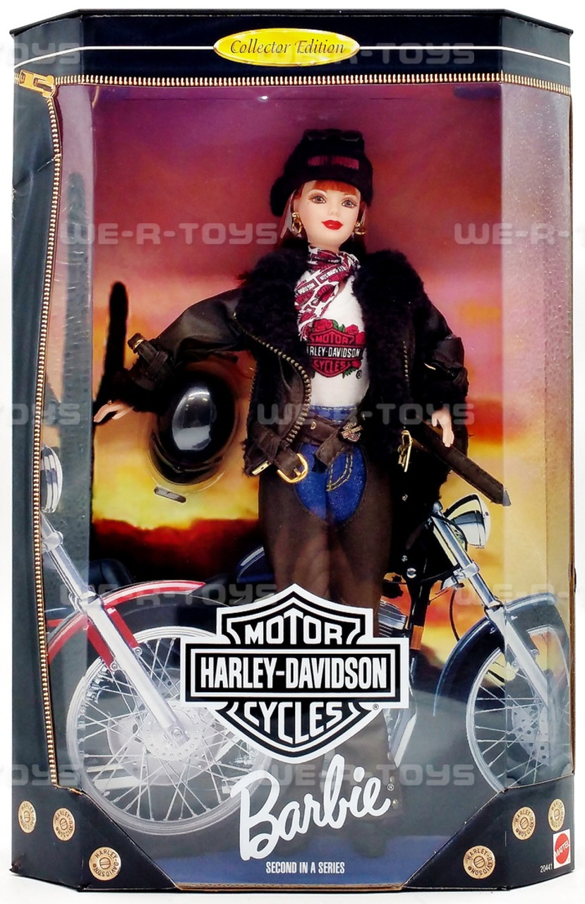 Harley Davidson Redhead Barbie Doll 1998 Mattel 20441