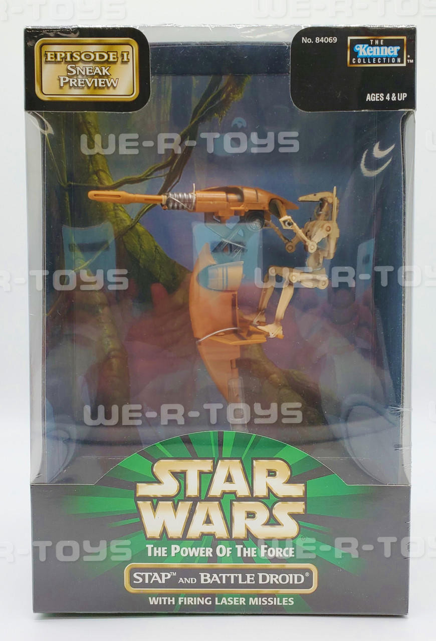 Review and photos of Star Wars S.T.A.P., Battle Droid action